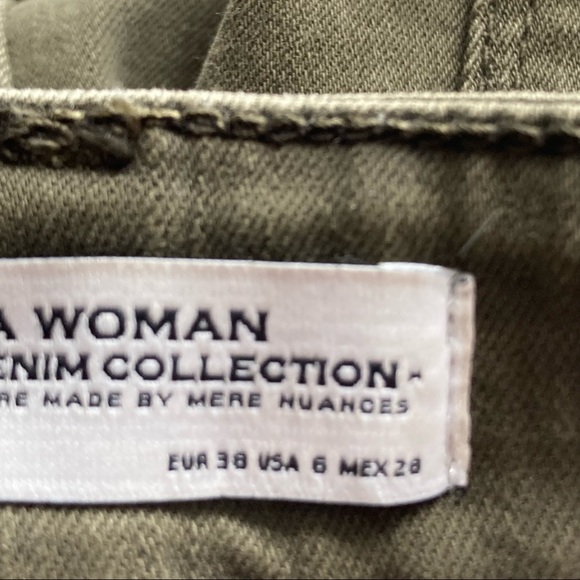 Zara Distressed Raw Hems High Rise Skinny Jeans - Picture 9 of 11